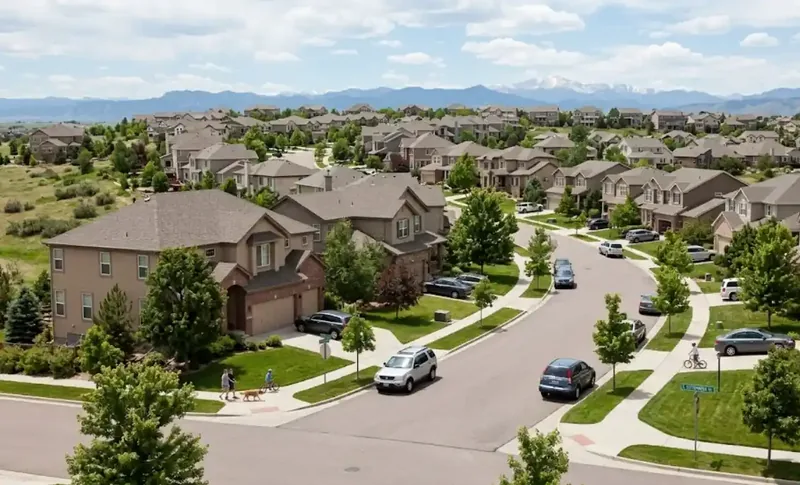 1990s and newer Parker Colorado master-planned neighborhoods with PEX plumbing