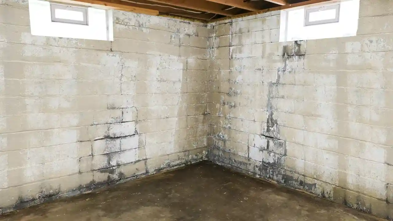 exterior foundation grading inspection after a Front Range thunderstorm in Crowfoot Valley