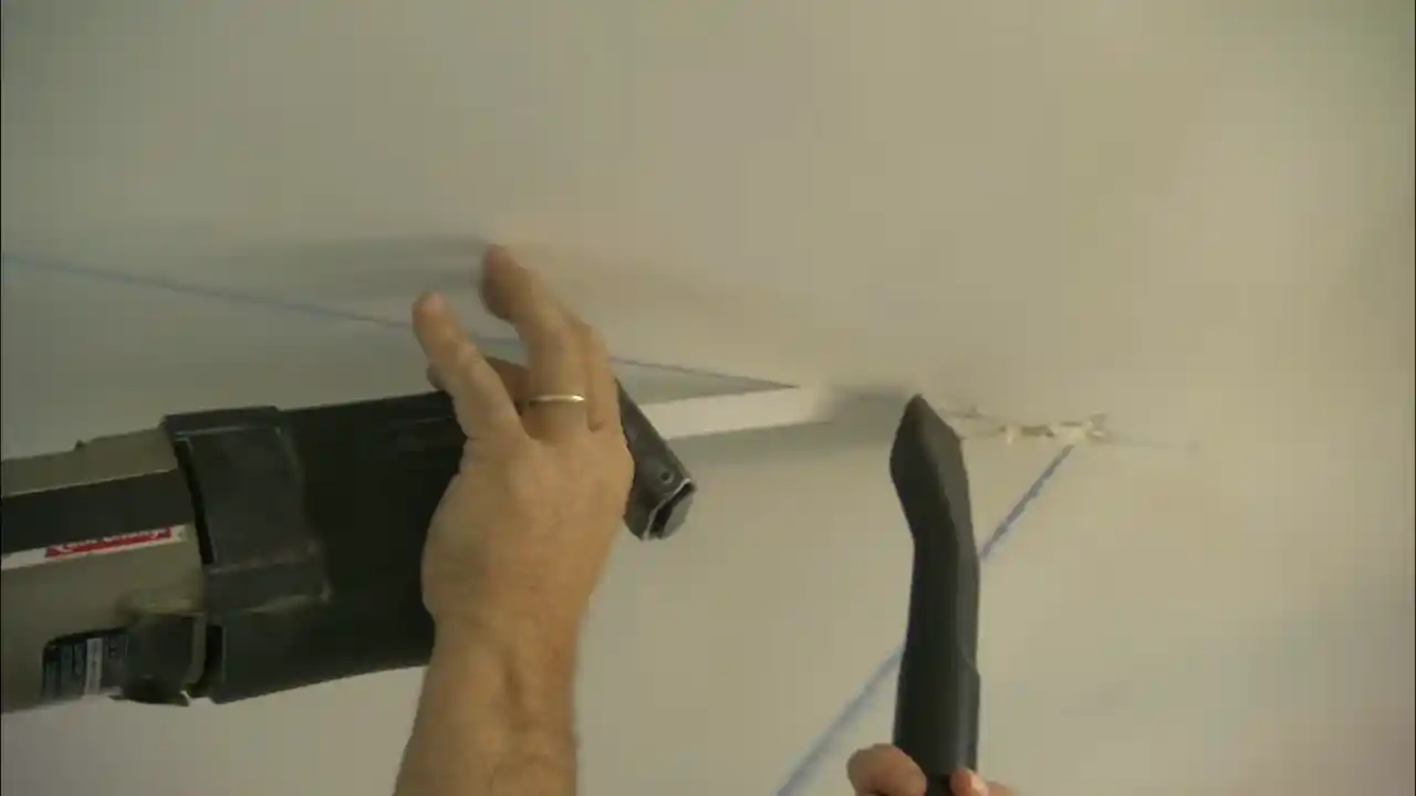 moisture meter check across a Bradbury Ranch master bathroom floor